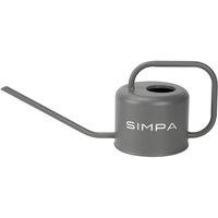 simpa 1.1 Litre Colour Metal Watering Can with Long Spout in Grey