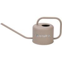 simpa 1.1 Litre Colour Metal Watering Can with Long Spout in Medium Beige