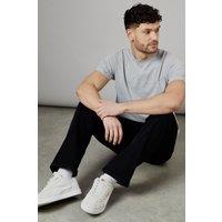 Maine Men's Black Premium Stretch Straight Fit Jeans | Size: 34R