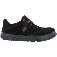 Grafters Men's Skate Type Toe Cap Safety Trainers in Black | Size: 13