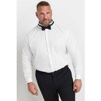 BadRhino Men's Wing Collar Formal Shirt in White | Size: 23 inches