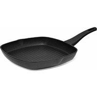 Prestige Thermo Smart Griddle Pan Non Stick Cookware Induction Grill Pan - 28 cm in Black