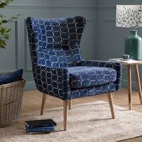 Voyage Maison Oswald Velvet Chair in Blue