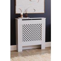 Home Discount Vida Designs Oxford MDF Radiator Cover Small, 820 x 780 x 190 mm in White