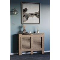 Home Discount Vida Designs Milton Adjustable MDF Radiator Cover Heating 820 x 1110 x 190 mm in Brown