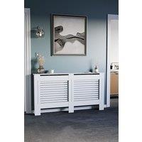 Home Discount Vida Designs Milton Radiator Cover MDF 820 x 1520 x 190 mm in White