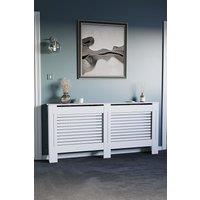 Home Discount Vida Designs Milton Radiator Cover MDF 820 x 1720 x 190 mm in White