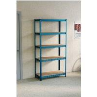 Home Discount Home Vida 5 Tier Garage Shelf Storage 1500 x 700 x 300 mm in Blue | Size: 1500mm x 700mm