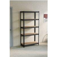 Home Discount Home Vida 5 Tier Garage Shelf Storage 1800 x 900 x 400 mm in Black