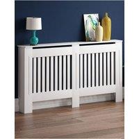 Home Discount Vida Designs Chelsea MDF Radiator Cover Heating 820 x 1520 x 190 mm in White