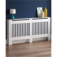 Home Discount Vida Designs Chelsea MDF Radiator Cover Heating 820 x 1720 x 190 mm in White