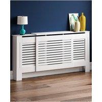 Home Discount Vida Designs Milton Adjustable MDF Radiator Cover Heating 820 x 2040 x 190 mm in White