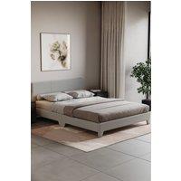 Home Discount Vida Designs Victoria Double Bed Frame Velvet Fabric UKFR Storage in Light Grey