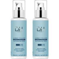 Dr H Women's Anti-Ageing Marine Collagen Sun Protection SPF 50 50ml x 2 Duo Pack in White | Size: 100ml