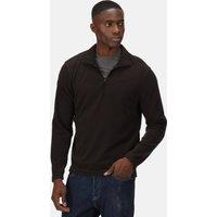 Regatta Men's Micro Lightweight Half Zip Fleece in Black | Size: Large