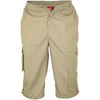 D555 Men's Mason Kingsize Cargo Shorts in Light Sand | Size: 5XL