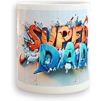 Aye Do Gifts Men's Super Dad Mug Gift | Dad Father's Day Gift in White