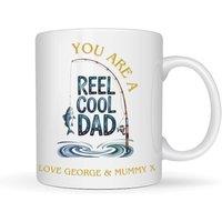 Aye Do Gifts Men's Personalised Reel Cool Dad Mug Gift | Dad Father's Day Gift in White
