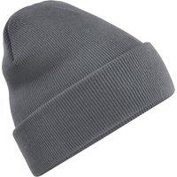 Beechfield Men's Original Cuffed Beanie in Dark Grey