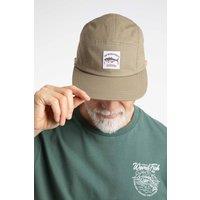 Weird Fish Men's Mortimer Twill Cap in Khaki