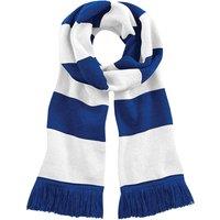 Beechfield Women's Varsity Winter Scarf (Double Layer Knit) in Bright Blue