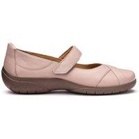 Hotter Women's Wide Fit 'Hope' Mary Janes in Light Pink | Size: 9