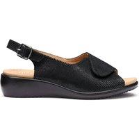 Hotter Women's 'Olivia' Sandals in Black | Size: 3