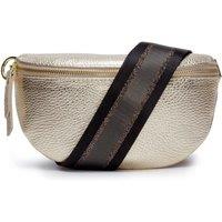 Elie Beaumont Women's Sling Bag Gold with Charcoal Strap