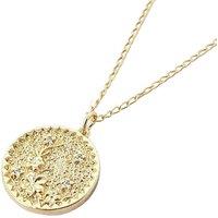 Harfi Women's Dainty Cherry Blossom Flower Gold Plated Charm Necklace | Size: 18 inches