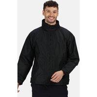 Regatta Men's Hudson Fleece Lined Waterproof Insulated Jacket in Black | Size: 4XL