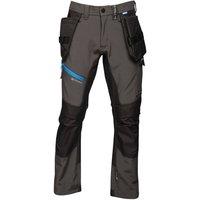 Regatta Men's Strategic Softshell Work Trousers in Grey | Size: 34R