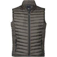 TEE JAYS Men's Padded Zepelin Vest Jacket Gilet in Dark Grey | Size: Medium