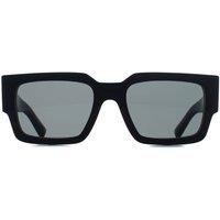 Prada Men's Rectangle Black/Talc Dark Grey PRB17S in Black