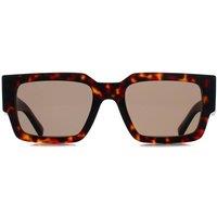 Prada Men's Rectangle Root Tortoise Dark Brown PRB17S