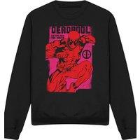 Marvel Deadpool Merc With A Mouth Attack Sweatshirt, Black | Size: XL