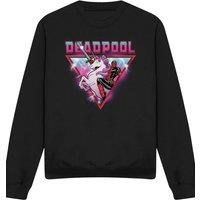 Marvel Deadpool Metal Unicorn Wade Sweatshirt, Black | Size: Medium