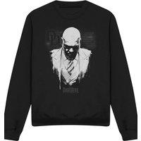 Marvel Daredevil Mayor Fisk Kingpin Paint Sweatshirt, Black | Size: Large