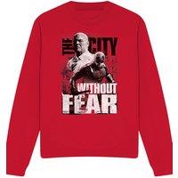 Marvel Daredevil Murdock Kingpin City Without Fear Sweatshirt, Red | Size: XL