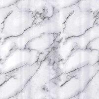 HomeSpace Direct Marble White Shower Curtain