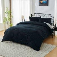 GAVENO CAVAILIA Coverless Microfiber Duvet in Black | Size: Single