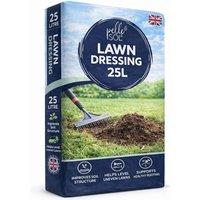 Pelle & Sol 25L Lawn Dressing Compost Top Soil for Grass Seeding & Levelling in Brown | Size: 1 Pack