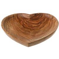 Selbrae House Olive Wood Heart Bowl in Natural