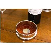 Silver Editions Silverplated Bottle Coaster in Silver