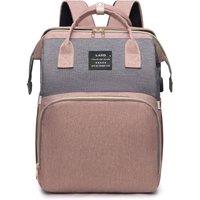 Obasyhig Multifunctional Folding Cot & Changing Bag in Pink