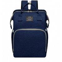 Obasyhig Multifunctional Folding Cot & Changing Bag in Blue
