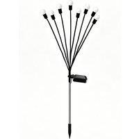 Obasyhig Style 4 Solar powered garden swing lamp in White