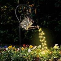 Obasyhig Solar Hollow Watering Can Ground Stake Light - Style 7