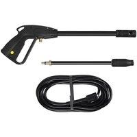 Nordara High Pressure Washer Spray Gun Jet Lance Wand & 8M Hose Kit in Black