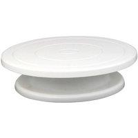 Nordara 28cm Cake Decorating Icing Turntable Revolving Display Stand in White