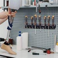 Nordara 2x Wall Mounted Screwdriver Organizer Rack Tool Holder Storage in Black